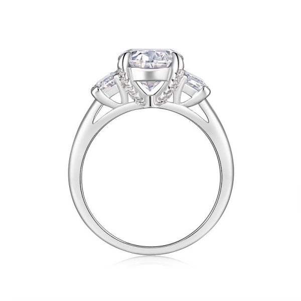 1 Carat Moissanite Diamond Engagement Rings - Cristiera - Image 2