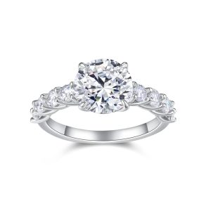Best 925 Silver Moissanite Wedding Ring - Cristiera