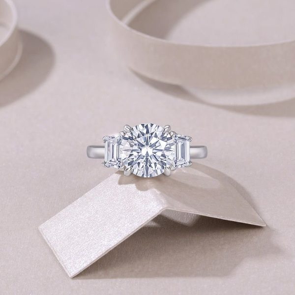 1 Carat Moissanite Diamond Engagement Rings - Cristiera - Image 4