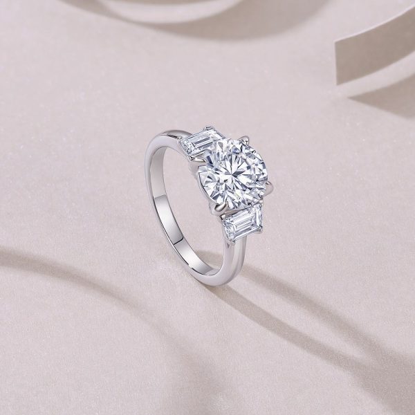 1 Carat Moissanite Diamond Engagement Rings - Cristiera - Image 7