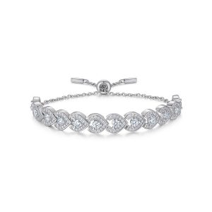 Moissanite Charm Bracelets For Women - Cristiera