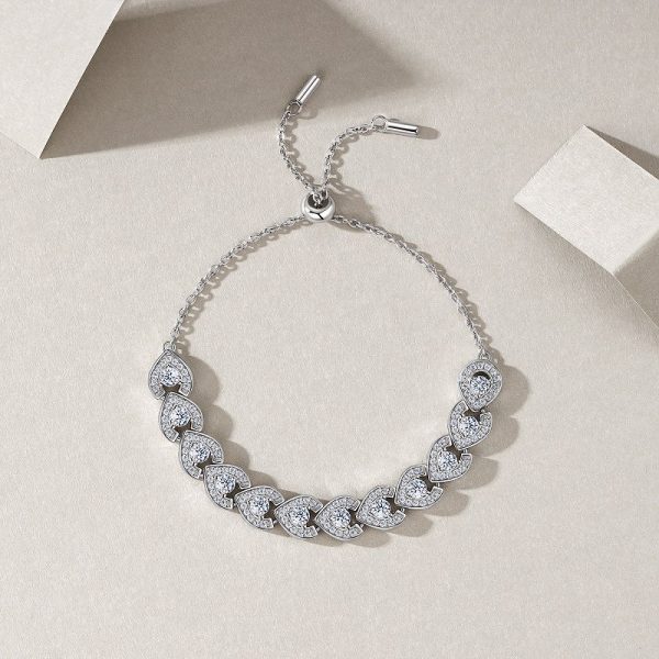 Moissanite Charm Bracelets For Women - Cristiera - Image 4