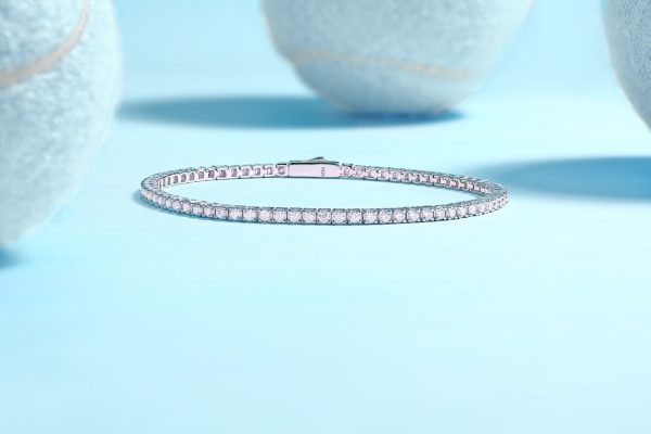 Unique Silver Moissanite Tennis Bracelets - Cristiera - Image 3