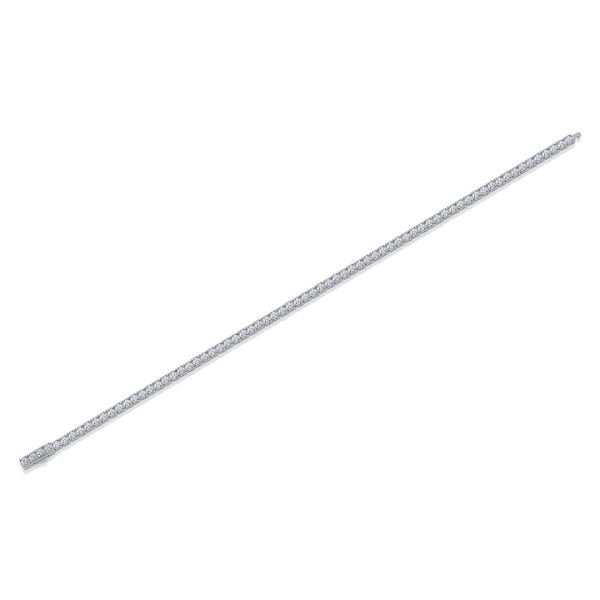 Unique Silver Moissanite Tennis Bracelets - Cristiera - Image 6