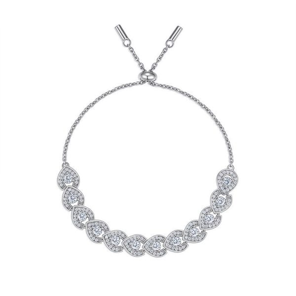 Moissanite Charm Bracelets For Women - Cristiera - Image 2