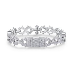 925 Silver Moissanite Bracelet For Women - Cristiera