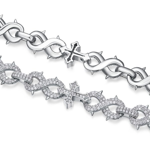 925 Silver Moissanite Bracelet For Women - Cristiera - Image 3