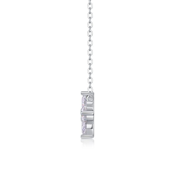 Lucky Four-Leaf Clover Moissanite Necklace Pendant - Cristiera - Image 4