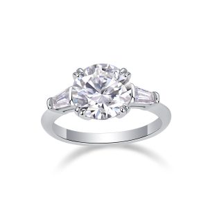 3 Ct Moissanite Engagement Ring - Cristiera