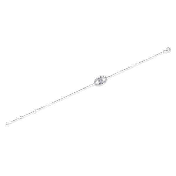 Lucky Eye Charm Moissanite Bracelet For Women - Cristiera - Image 4