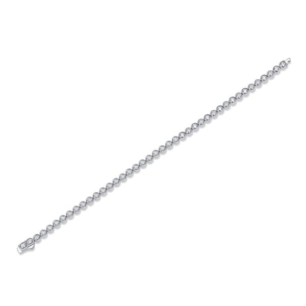 Moissanite Tennis Bracelet Sterling Silver - Cristiera - Image 4