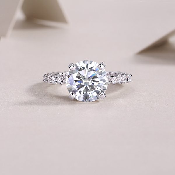 5Ct Moissanite Engagement Rings Sterling Silver - Cristiera - Image 7