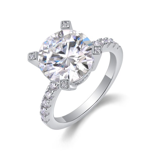 5 Carat Engagement Ring With Moissanite - Cristiera