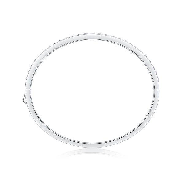 Women Silver Moissanite Tennis Bracelet - Cristiera - Image 7