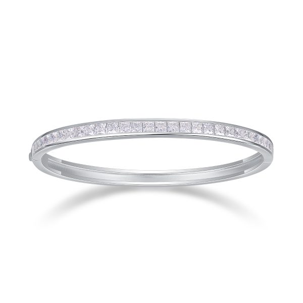 Women Silver Moissanite Tennis Bracelet - Cristiera - Image 9